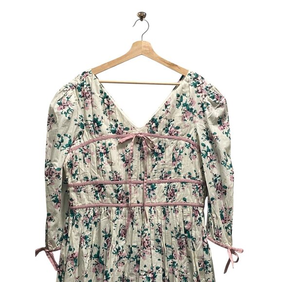 The Stock Place Floral Dress Pink Size XL - Picture 6 of 13